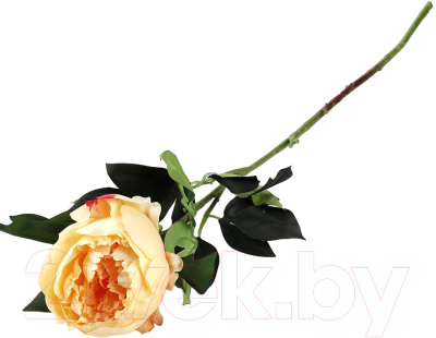 Искусственный цветок ForGarden Пион / BN10773 (желтый/оранжевый)