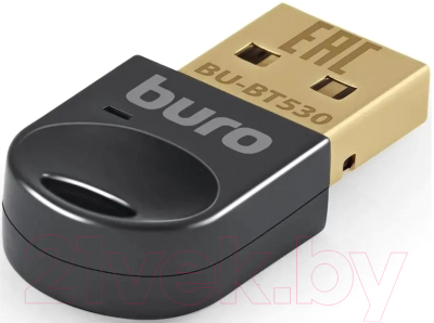 Беспроводной адаптер Buro BU-BT530 (20м, черный)