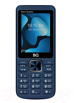 Мобильный телефон BQ Boom Quattro BQ-2455 (синий)