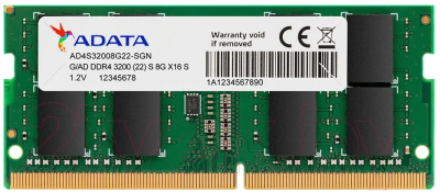Оперативная память DDR4 A-data AD4S32008G22-SGN
