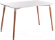 Миниатюра изображения товара Обеденный стол Tetchair John 120x80x75 (белый/натуральный)