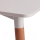Миниатюра изображения товара Обеденный стол Tetchair John 120x80x75 (белый/натуральный)