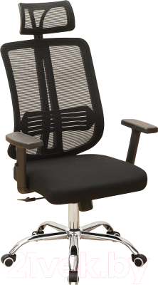 Кресло офисное Деловая обстановка Сириус плюс ВМ-803-1 (черный/черный)