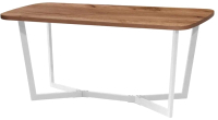 Обеденный стол Millwood Лофт Мюнхен Л 160x80x75 (дуб табачный Craft/металл белый) - 