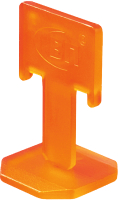 Клипсы для выравнивания плитки Пластик Руси Стандарт 1.5мм (100шт, оранжевый) - 