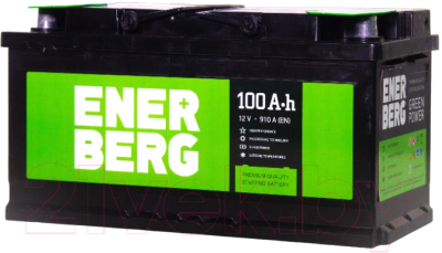 Автомобильный аккумулятор Enerberg 6СТ-100VLR R+ 910A (100 А/ч)