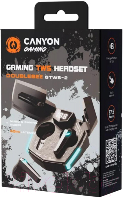 Беспроводные наушники Canyon GTWS-2 / CND-GTWS2B (черный)