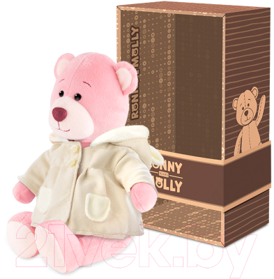 Мягкая игрушка Ronny & Molly Мишка Молли в плаще с заячьими ушками / RM-M019-21