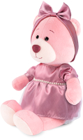 Мягкая игрушка Ronny & Molly Мишка Молли в лиловом платье с бусинками / RM-M020-21 - 
