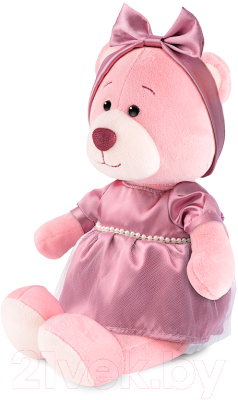 Мягкая игрушка Ronny & Molly Мишка Молли в лиловом платье с бусинками / RM-M020-21