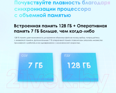 Смартфон Itel Vision 5 Plus 4GB/128GB (синий)