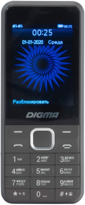 Мобильный телефон Digma Linx A241 (серый)