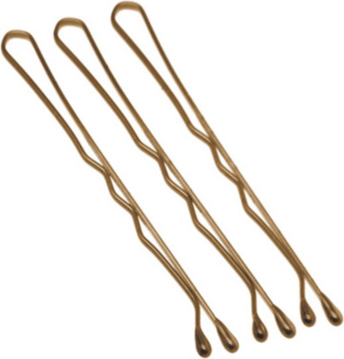 Набор заколок-невидимок для волос Dewal SLN50V-3/24 (24шт, коричневый) -