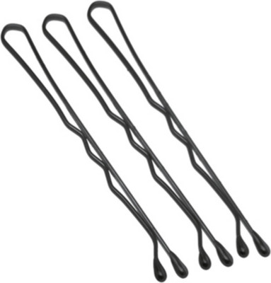 Набор заколок-невидимок для волос Dewal SLN50V-1/24 (24шт, черный/волна) -