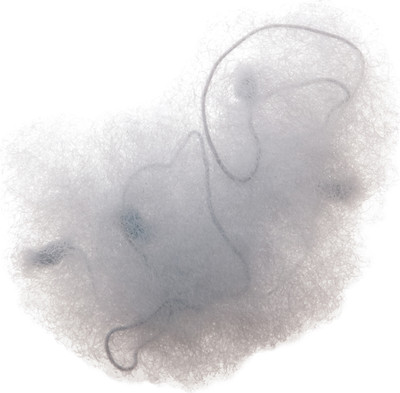 Cеточка для волос Dewal CE053 (2шт, серый) - 