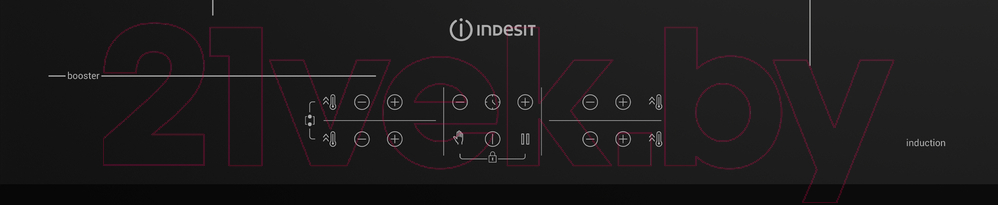 Индукционная варочная панель Indesit IB 41B60 BF