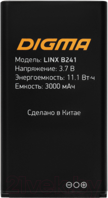 Мобильный телефон Digma Linx A241 (серый)