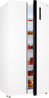 Холодильник с морозильником Nordfrost RFS 480D NFW
