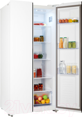Холодильник с морозильником Nordfrost RFS 480D NFW