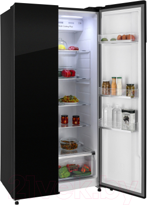 Холодильник с морозильником Nordfrost RFS 525DX NFGB