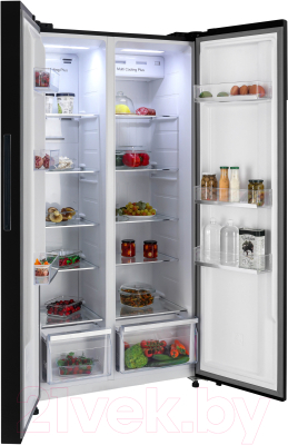 Холодильник с морозильником Nordfrost RFS 525DX NFGB