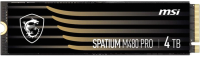 SSD диск MSI Spatium M480 4TB (S78-440R050-P83) - 