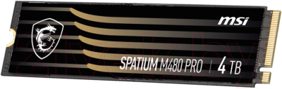 SSD диск MSI Spatium M480 4TB (S78-440R050-P83)
