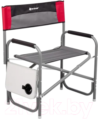 Кресло складное Nisus T-N-DC-07Т-PS-GRD (серый/красный/черный)