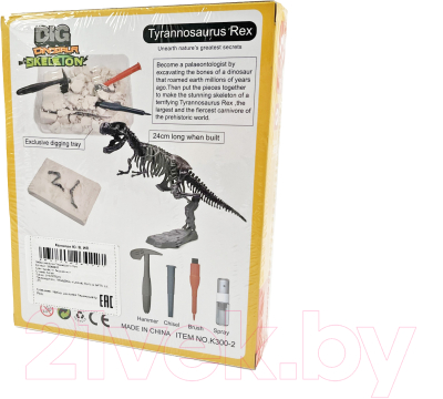 Набор для опытов Sharktoys Раскопки динозавров Тиранозавтр Рекс / 26900011