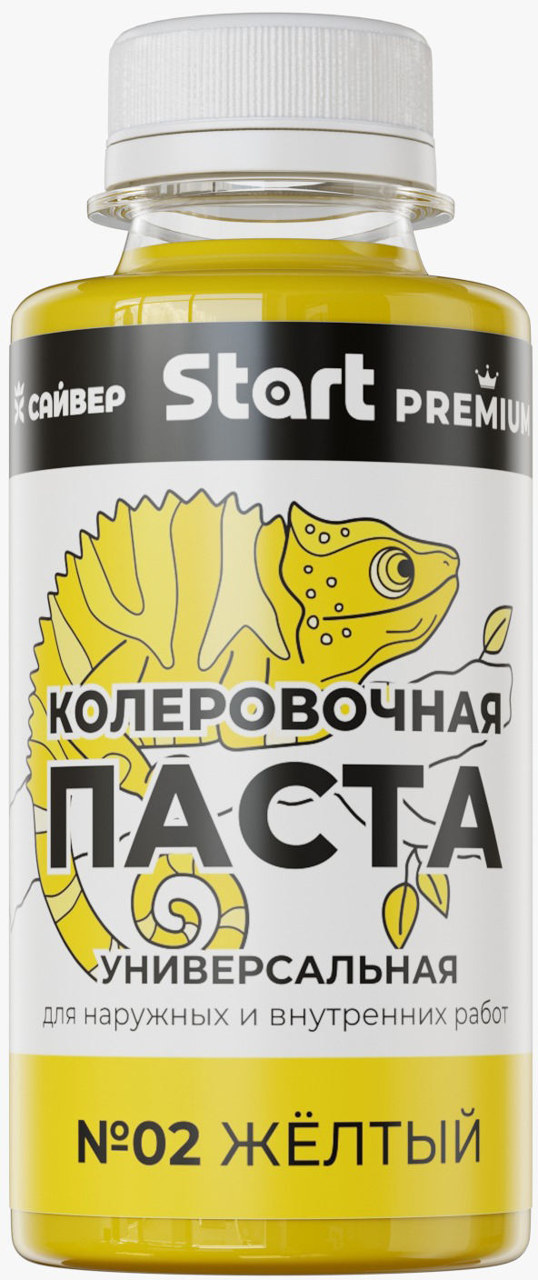 Колеровочная паста START Х2 (100мл, желтый)