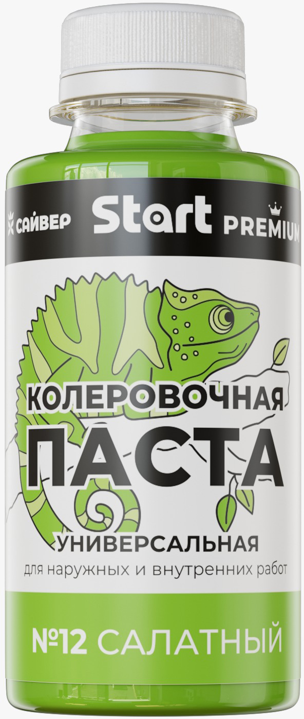 Колеровочная паста START Х12 (100мл, салатовый)