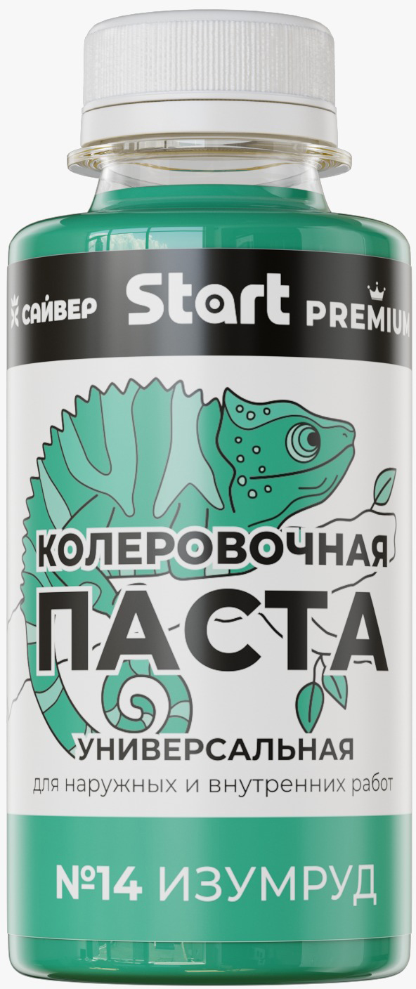 Колеровочная паста START Х14 (100мл, изумруд)