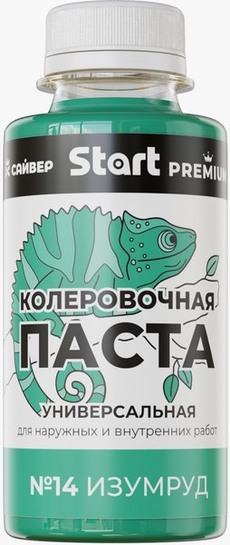 Колеровочная паста START Х14 (100мл, изумруд)