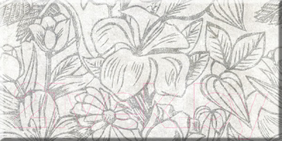 Изображение товара Декоративная плитка Beryoza Ceramica Jardin 2 серый (500x250)