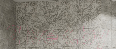 Изображение товара Декоративная плитка Beryoza Ceramica Jardin 2 серый (500x250)