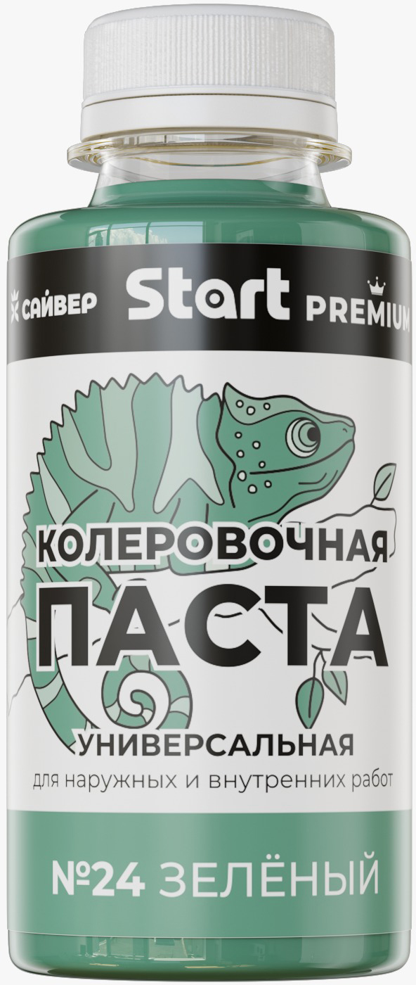 Колеровочная паста START Х24 (100мл, зеленый)
