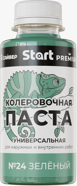 Колеровочная паста START Х24 (100мл, зеленый)