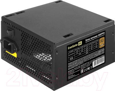 Изображение товара Блок питания для компьютера ExeGate 500PPH 80 Plus Bronze / EX280577RUS