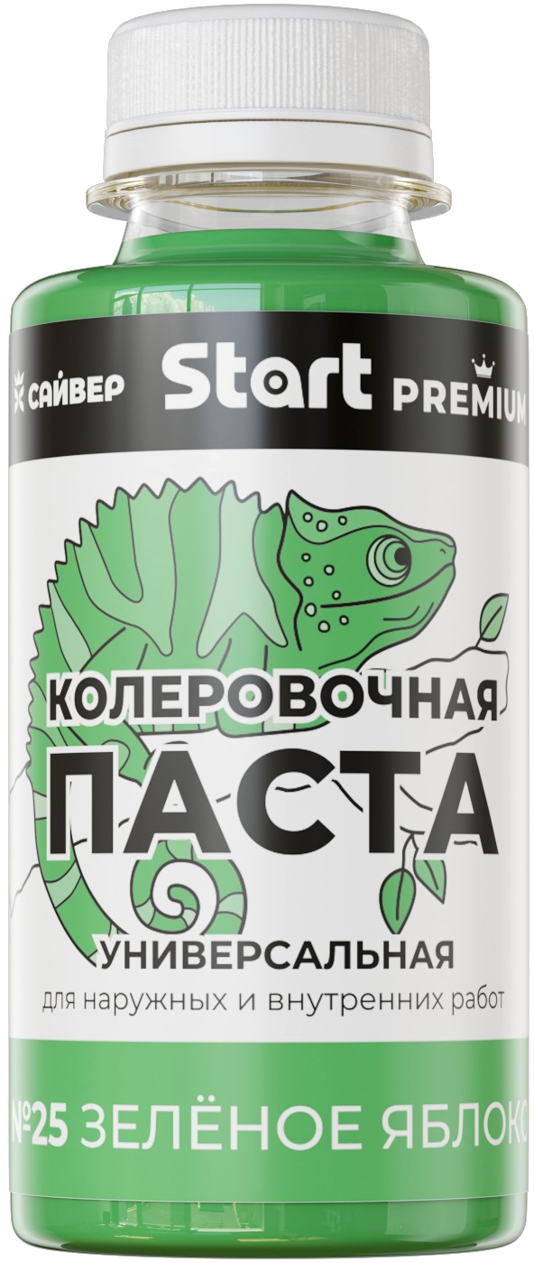 Колеровочная паста START Х25 (100мл, зеленое яблоко)