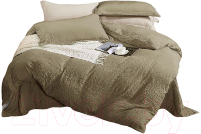 Комплект постельного белья Бояртекс Мятка №17-0627 1.5 (олива)