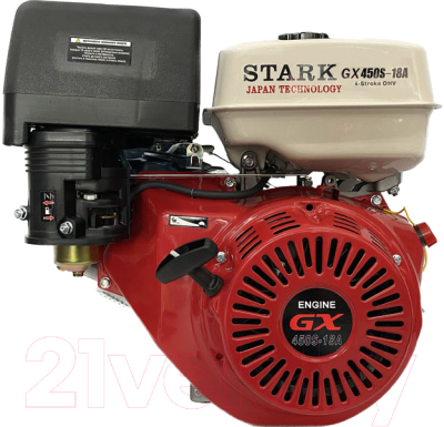 Двигатель бензиновый StaRK GX450S 18А 18лс (шлицевой вал 25мм)