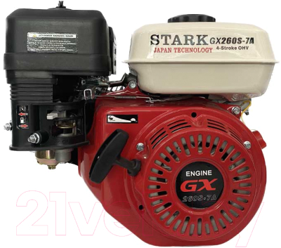 Двигатель бензиновый StaRK GX260 S-7А (шлицевой вал 25мм)