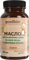 Масло для древесины GoodHim Для разделочных досок, кухонной посуды и деревянных игрушек (250мл) - 