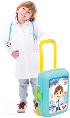 Набор доктора детский Dede Candy&Ken Мини-больница в чемодане на колесах / 03482