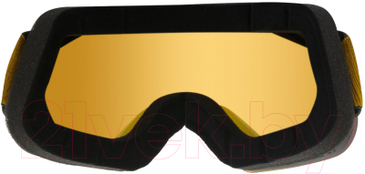 Маска горнолыжная Alpina Sports Blackcomb Q-Lite / A7288832 (Black-Yellow Matt/Q-Lite Orange)