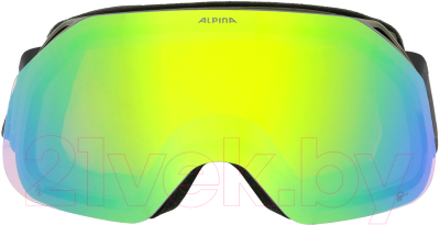 Маска горнолыжная Alpina Sports Blackcomb Q-Lite / A7288871 (Olive Matt/Q-Lite Green)