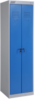 Шкаф металлический Metall Zavod ШРЭК 22-530 / УП-00011257 (корпус RAL7035 / двери RAL5015) - 