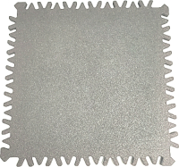 Резиновая плитка Rubtex Mats Puzzle 1000x1000x25 (серый) - 