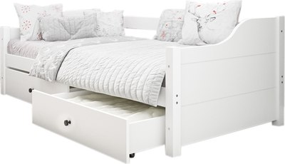 

Кровать-тахта, Бонни 80х200 с ящиками / ECO.001.00004.80-200.W