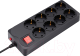 Сетевой фильтр Buro 800SH-1.8-B (черный) - 